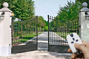 Remote control with electric gate