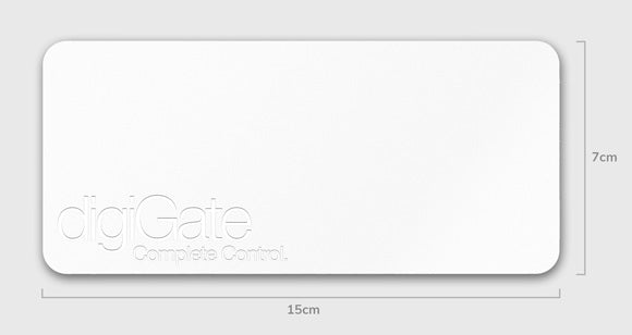 digiGate system with dimensions
